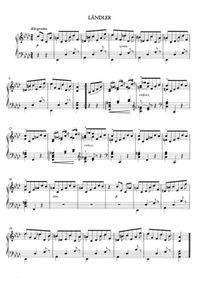 Ländler - Franz Liszt